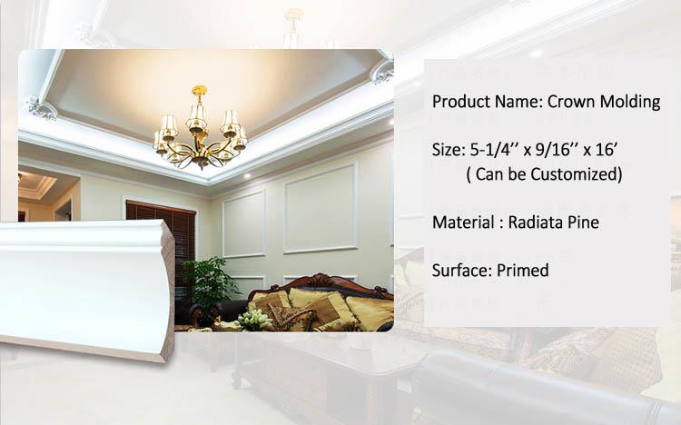 Finger Jointed ntoo crown molding