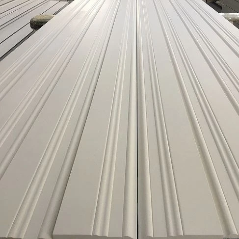 First Class White Primed Finger-joint Wooden Trim Boards Rau Decorative Design