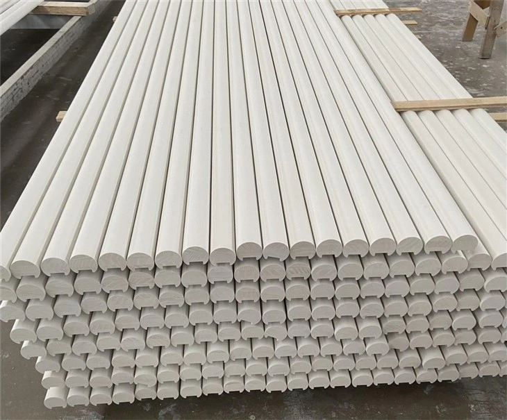 Lag luam wholesale Dawb Primed Stair Parts