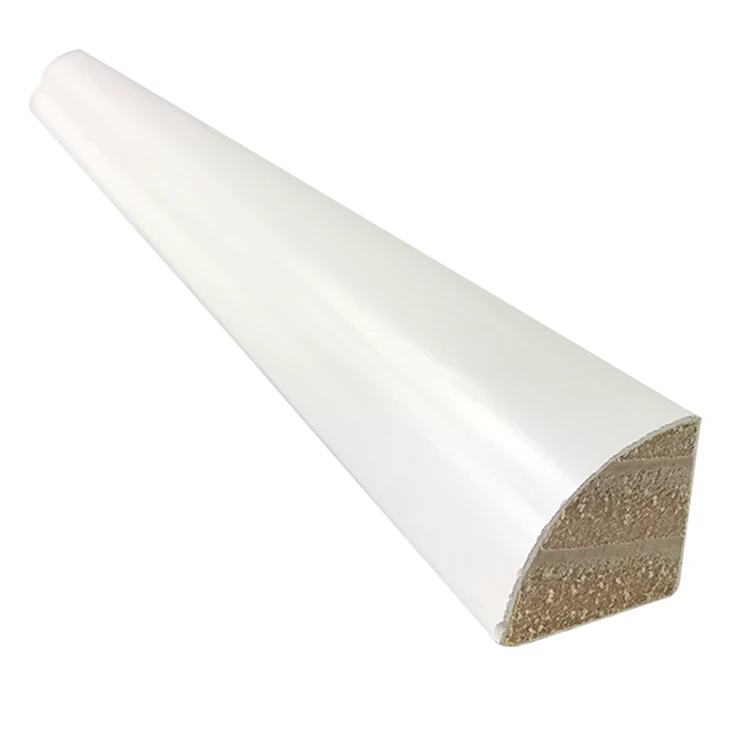 Super Fine Dawb Primed Ntoo Cov Khau Me Me Moldings lossis Lub Plaub Hlis 106/129 Rau Baseboard