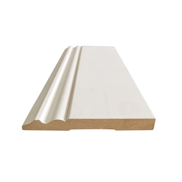 Tuam Tshoj MDF Qab nthab Baseboard yas Moulding