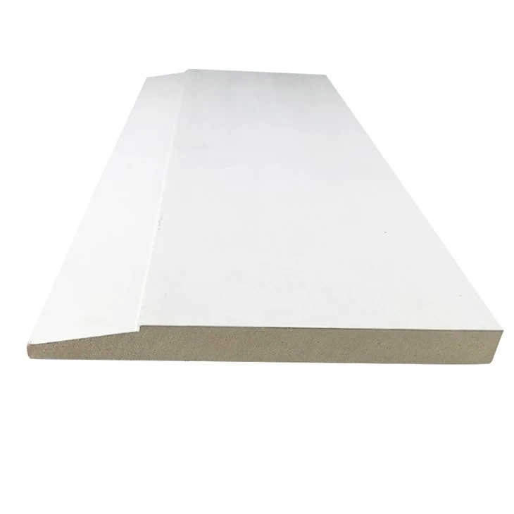 Primed MDF Molding Baseboard rau Flooring