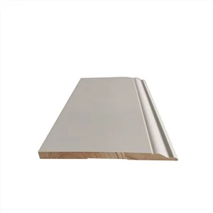 Finger Joint Wood Qhov rai Ncej Baseboard Moldings