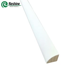 Primed Quarter Round Base Khau Moulding