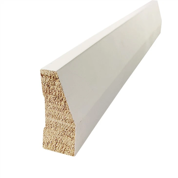 Dawb Primed Finger Joint Moulding Rau Ntoo Skirting Board