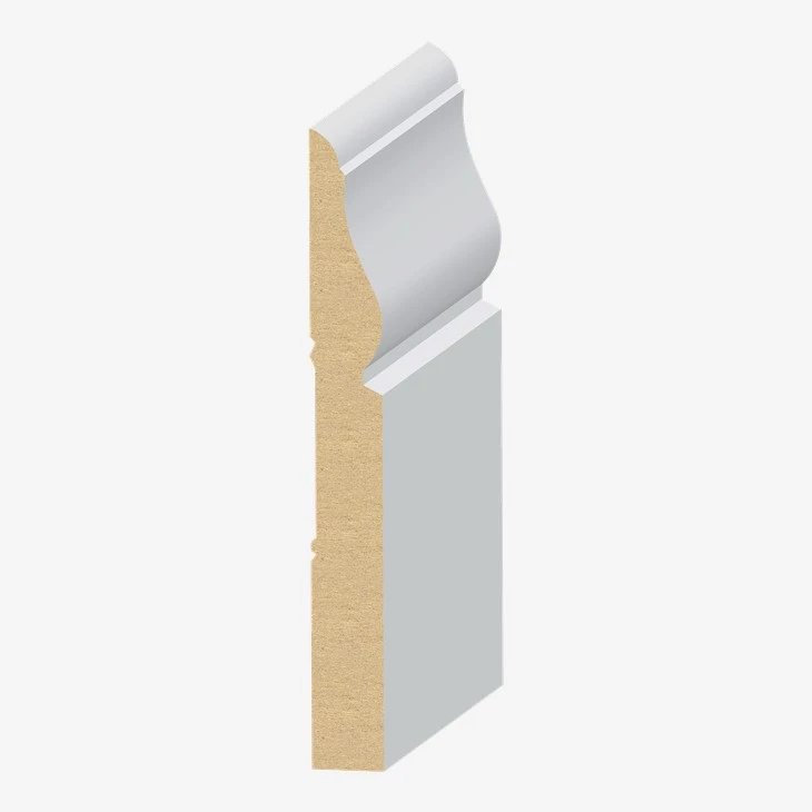 Dawb Primed MDF Base Moulding
