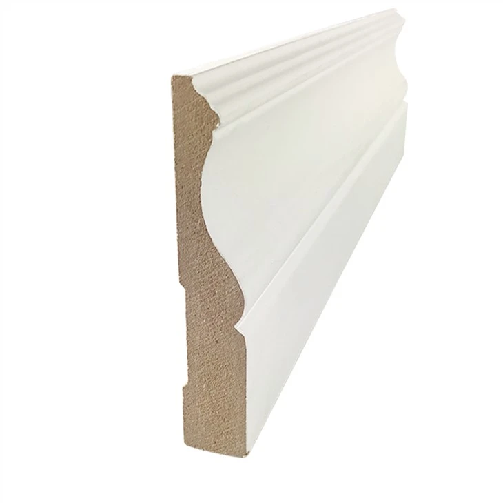 Dawb Primed MDF Qhov Rooj Casing Molding