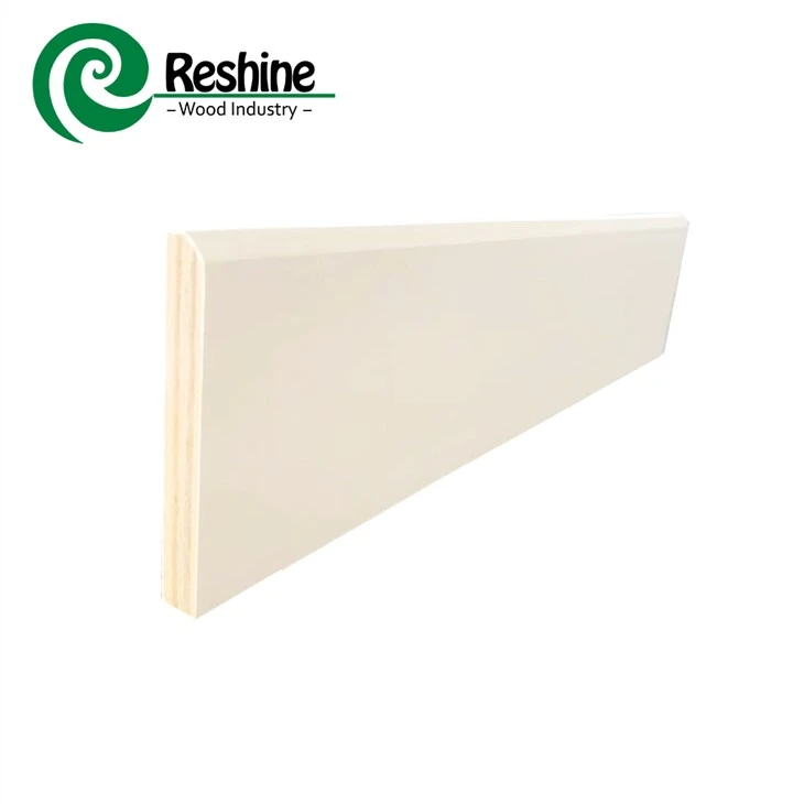 Dawb Primed MDF LVL Molding Skriting