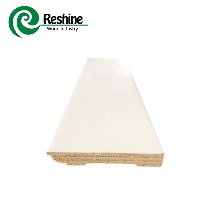 Dawb Ntoo Baseboard Molding Skriting